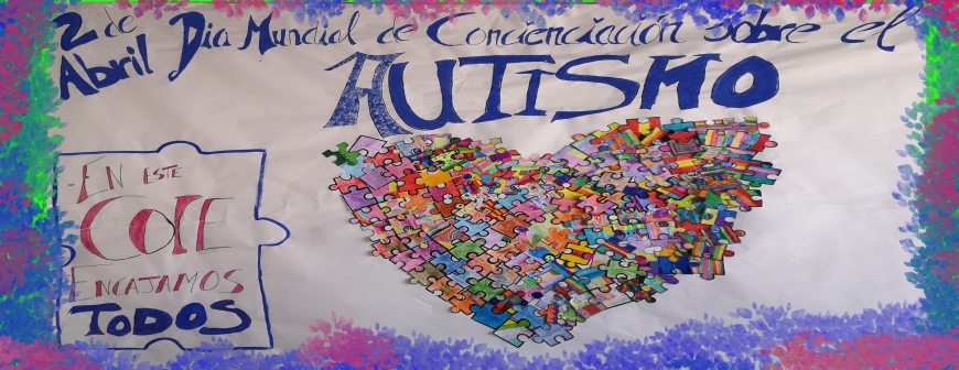 Celebración del día del autismo.